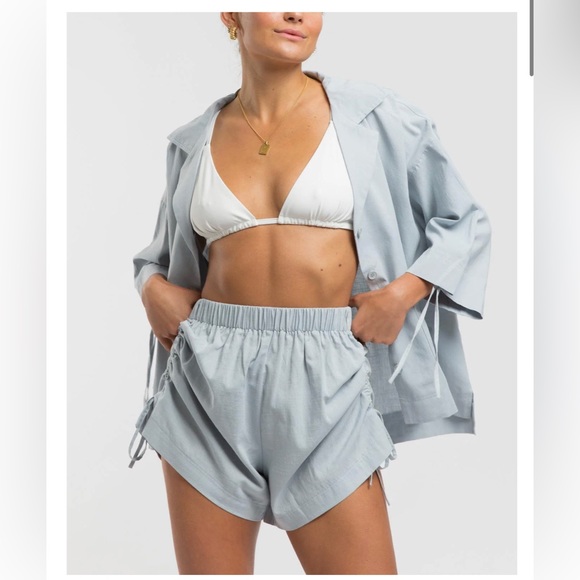 Cosmos Drawstring set // Blue XS - Picture 3 of 3